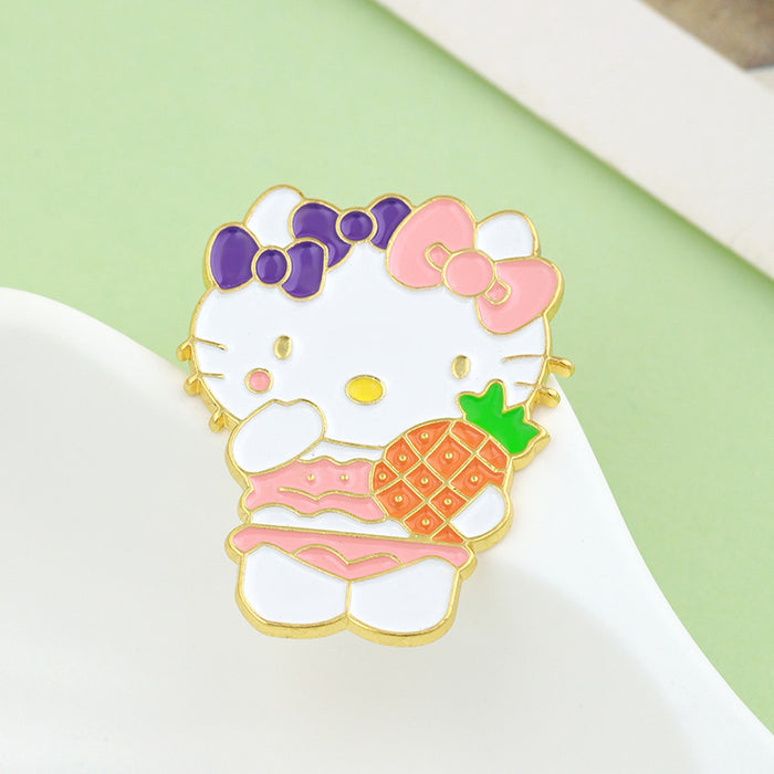 Wholesale Cute Cartoon Metal Brooch Bag Badge Personalized Badge