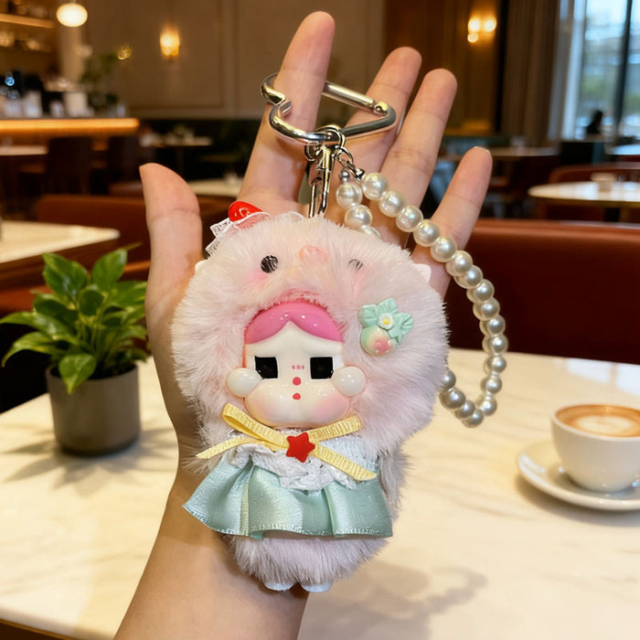Wholesale Cute plush doll keychain