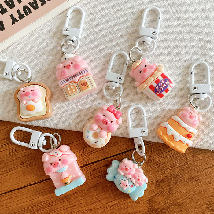 Wholesale Keychain pendant cartoon student girl hanging accessory with accessories