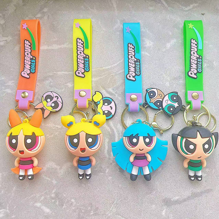 Wholesale Cute Cartoon Character Creative Silicone Keychains