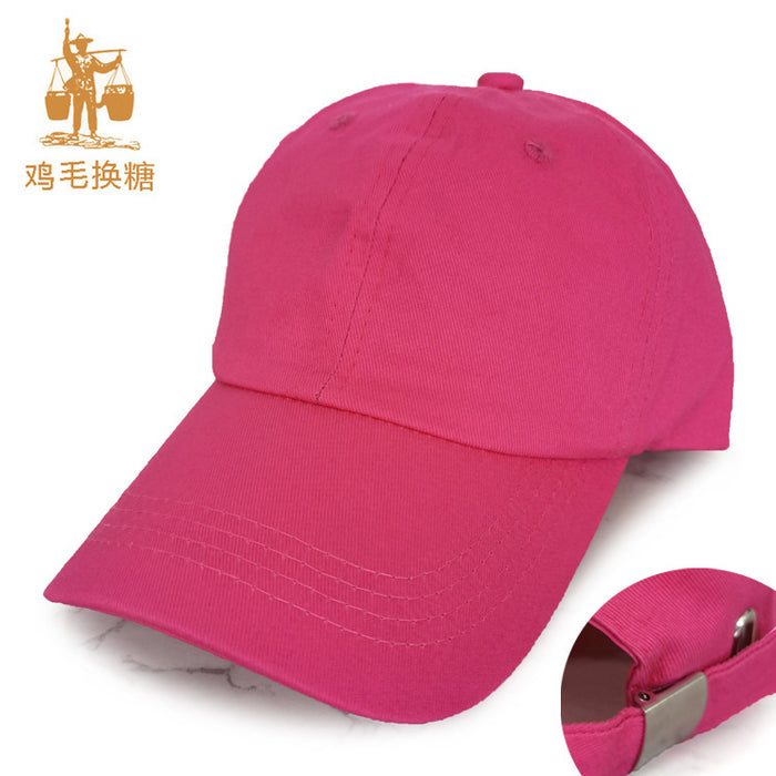 Wholesale Lightweight baseball cap with soft top and no lining, simple cotton duckbill cap