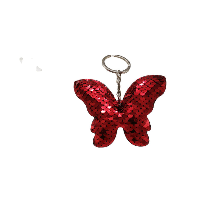 Wholesale Butterfly keychain, reflective bag pendant, car keychain