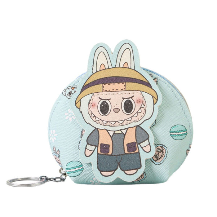 Wholesale Cute Coin Purse Keychain Cartoon Storage Doll Key Bag Doll Machine Grabber Pendant