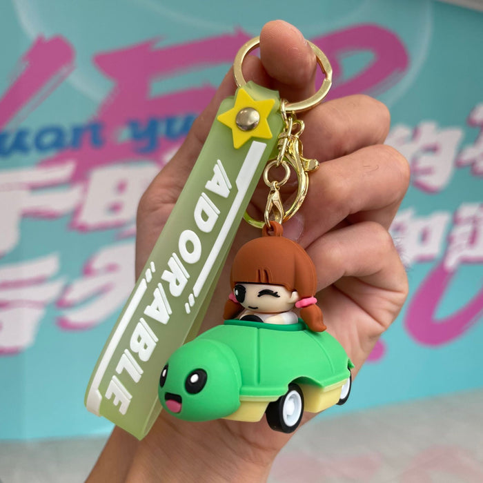 Wholesale Keychain Cartoon Car Bag Pendant Children's Toys Exquisite Small Gifts Wholesale