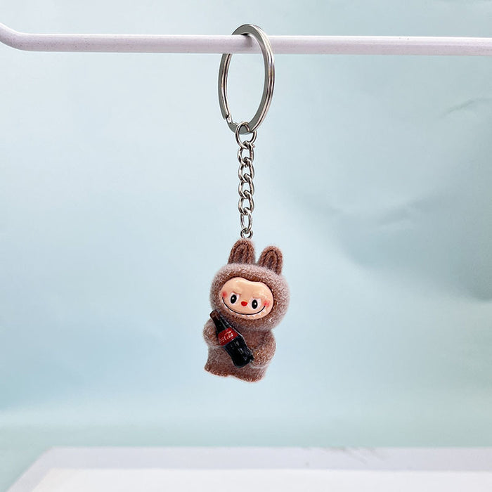 Wholesale Plush Coke Bottle Keychain Pendant Accessories Car Desktop Small Ornament