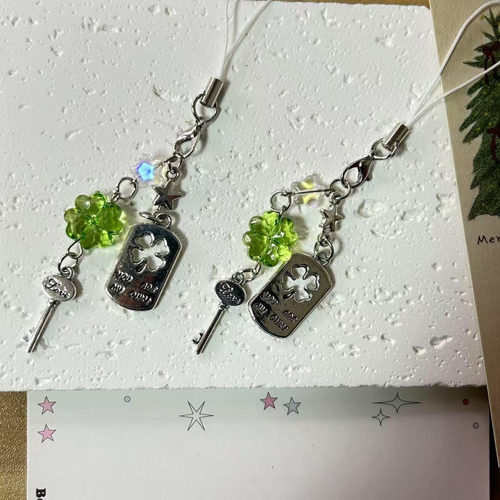 Wholesale Hand-made Beaded Pendant Bell Mobile Phone Chain