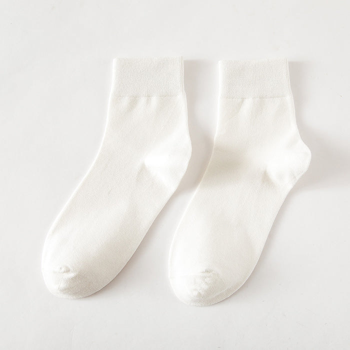 Wholesale Socks made of combed cotton, mid tube socks, comfortable and casual cotton socks