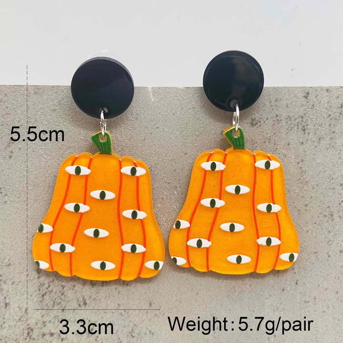 Wholesale  Earrings Cat Ghost Pumpkin Strawberry Eyeball Acrylic Earrings  Gift