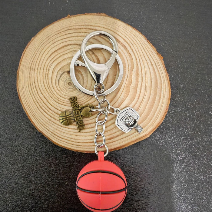 Wholesale Simulation football events mini souvenir key chain pendant