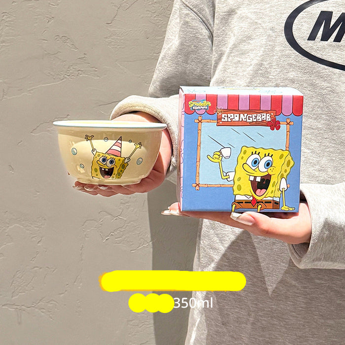 Wholesale Cute Couple Ceramic Plate and Bowl Tablerware Set