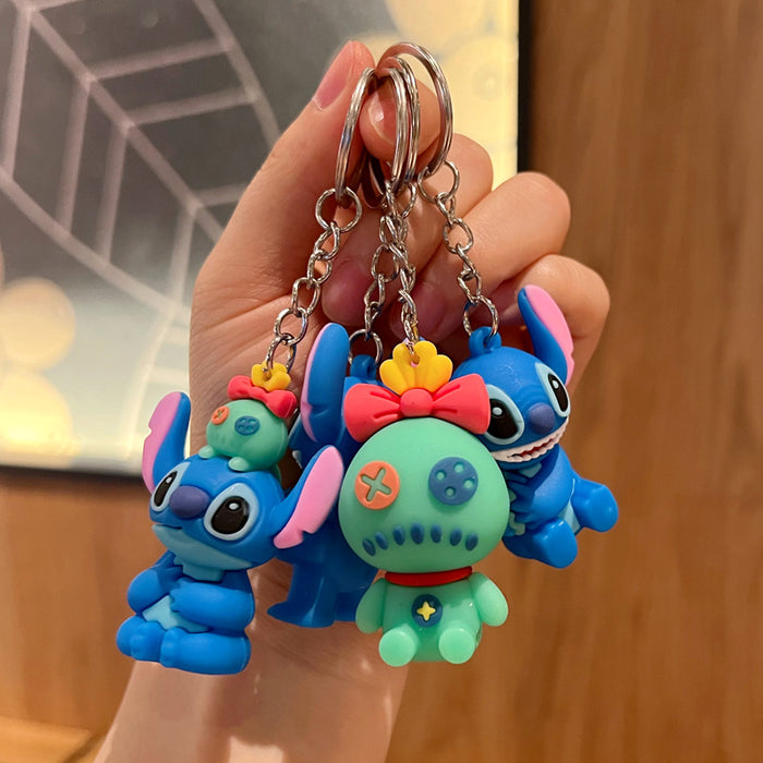 Wholesale Cartoon Cute PVC Soft Keychains JDC-KC-Wenma001