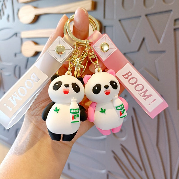 Wholesale Cute Cartoon 3D Doll Silicone Keychain JDC-KC-MingT126