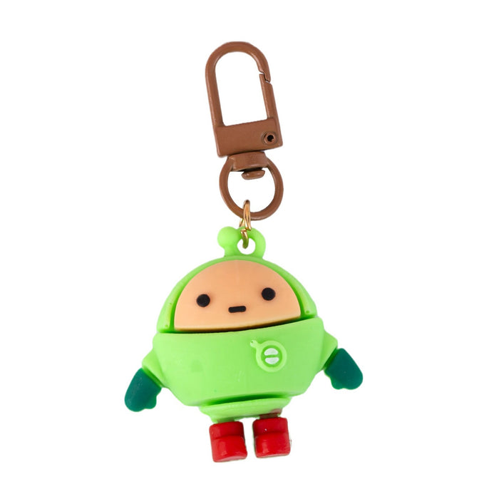 Wholesale Cartoon Doll Keychain Soft Glue Cute New Egg Key Ring Holiday Party Pendant Luggage Jewelry