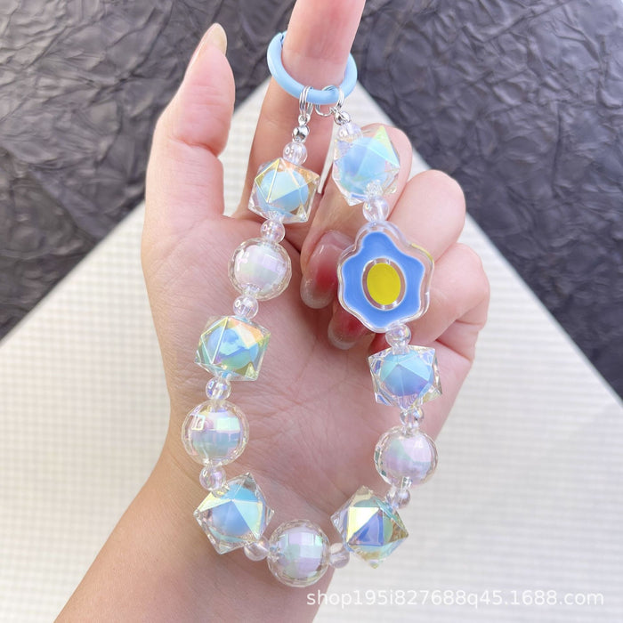 Wholesale Pixel style love bag accessories pendant mobile phone chain pendant beaded pendant