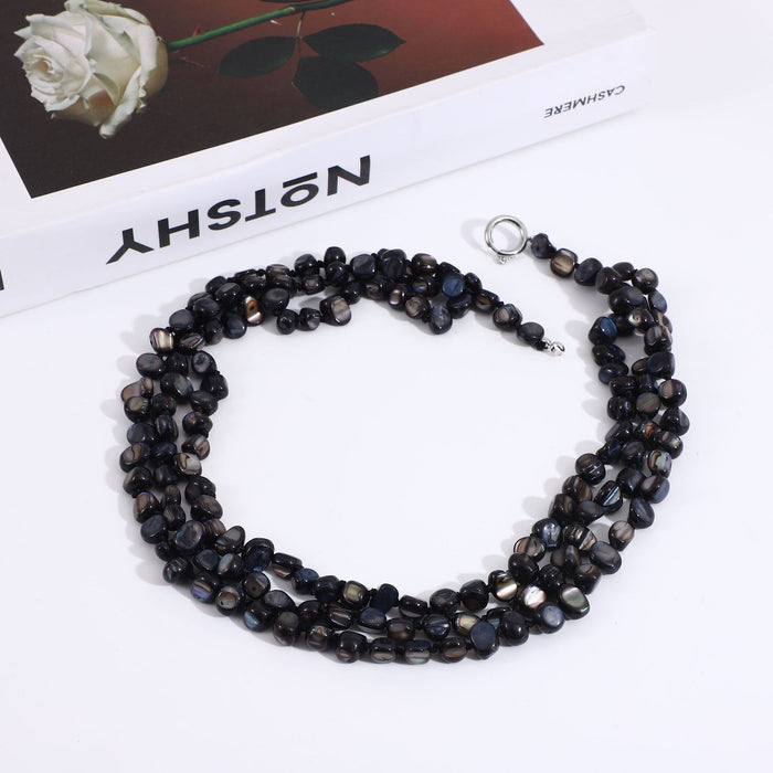Wholesale Exaggerated Personality Multi-layer Shell Beaded Necklace Accessories