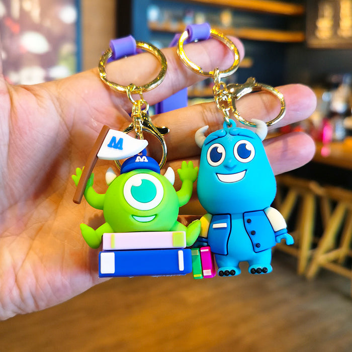 Wholesale Cartoon Doll Silicone Keychain JDC-KC-Tingm123