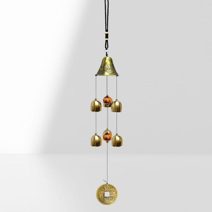 Wholesale Dragon and Phoenix Bells Rotating Wind Chimes