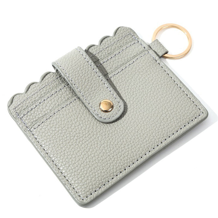 Wholesale PU Leather Key Chain Card Bag JDC-KC-JinHan004