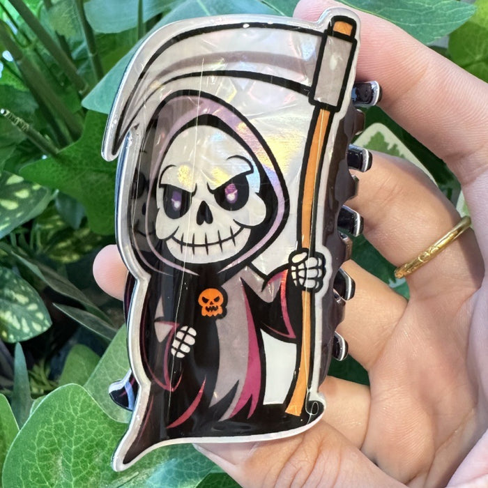 Wholesale  pumpkin skull ghost claw clip black and white ghost ponytail clip dark ponytail clip party headdress