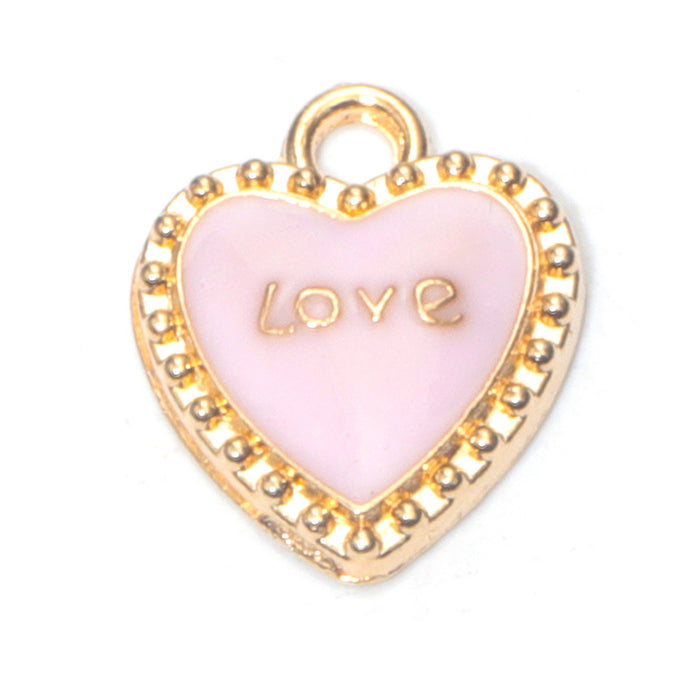 Wholesale Chic Pink Alloy Oil Drip DIY Jewelry Charms Crown Theme for Bracelet Necklace Bag Decoration