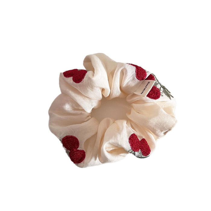 Wholesale New Embroidered Lace Square Scarf Hair Hoop Head Rope Ball Head Hair Accessories