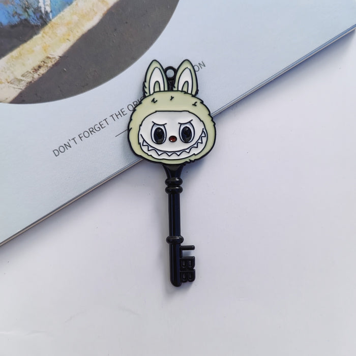 Wholesale Alloy Cloth Big Head Keychain Accessories DIY Mobile Phone Chain Bag