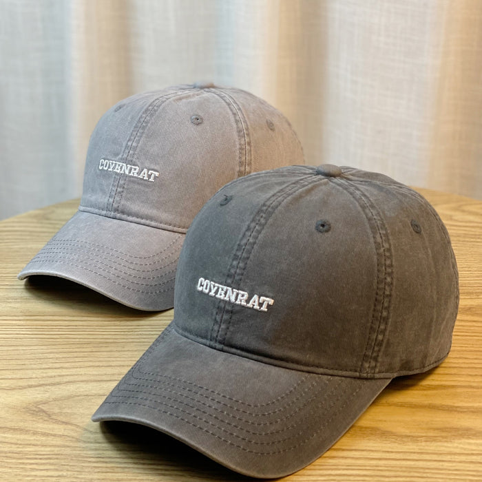 Wholesale Letter Embroidered Baseball Cap All-Match Washable Cotton Cap for Small Face