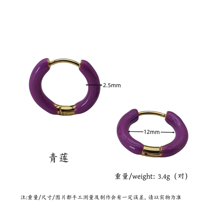 Wholesale Earrings, earrings, light luxury, high-end titanium steel jewelry