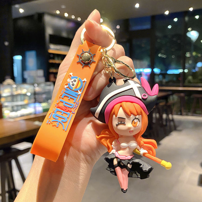 Wholesale Metal Keychain Cartoon Anime Cosplay Bag Charm Gift for Car Key Accessory MOQ≥2