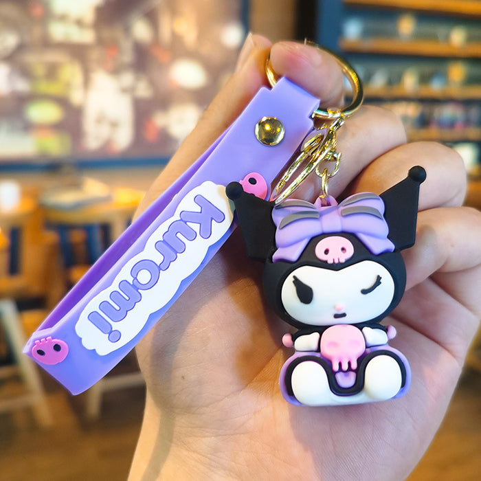 Wholesale Cartoon Doll Silicone Keychain JDC-KC-Tingm275