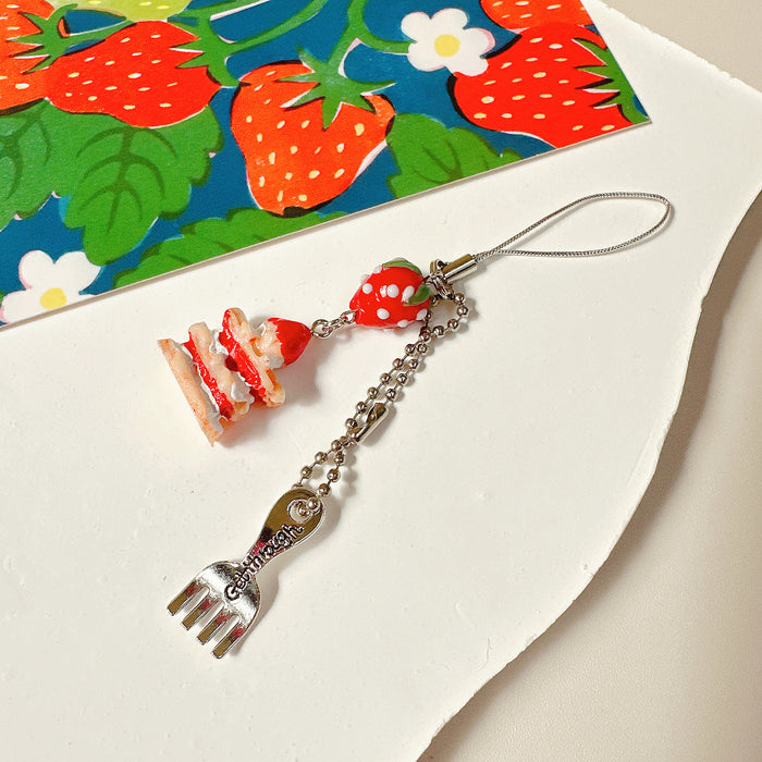 Wholesale Beaded Pendant Cute Girl Heart Mobile Phone Chain Bag Accessories