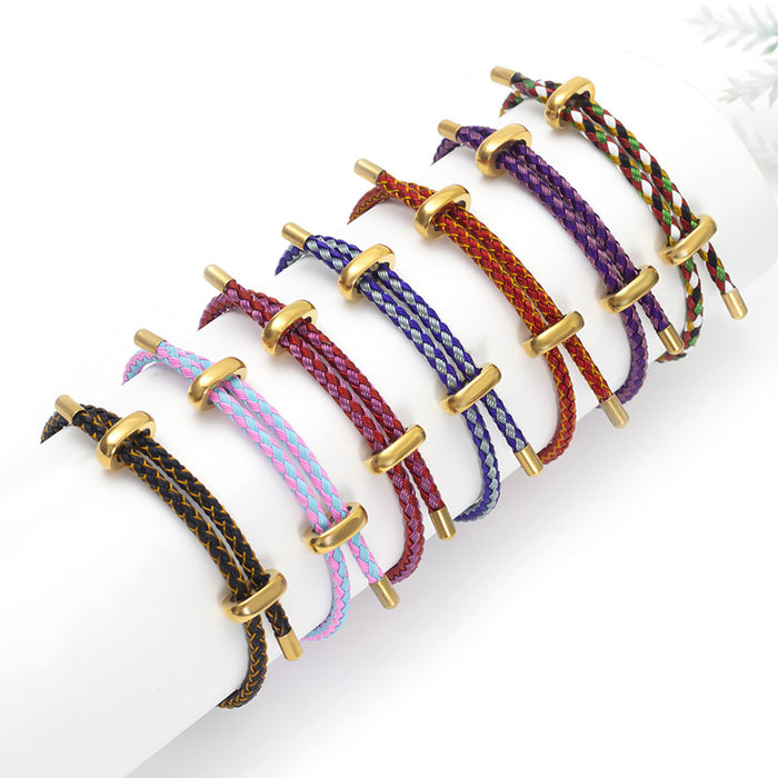 Wholesale 8-Shaped Buckle Wire Rope Bracelet