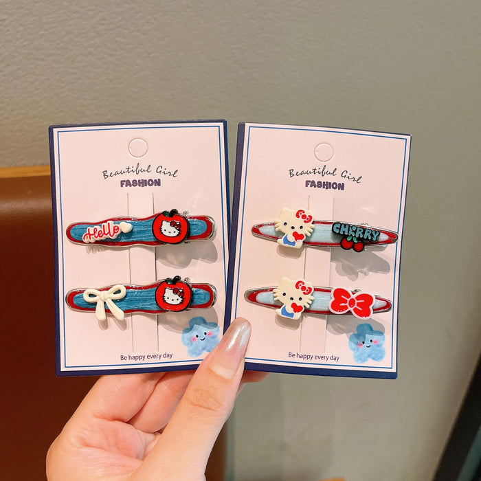 Wholesale Children' s blue cat hair clip