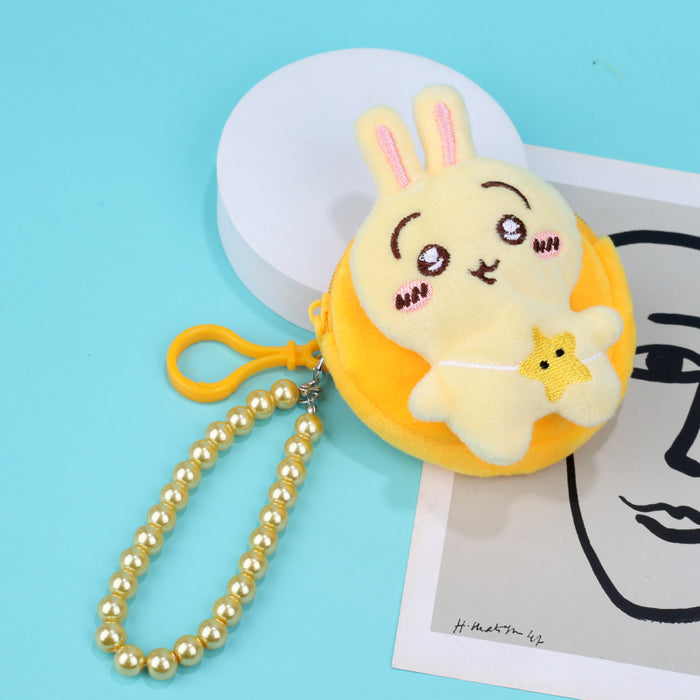 Wholesale Trendy Plush Bear Coin Purse Bag Charm Street Style Fashion Accessory Gift