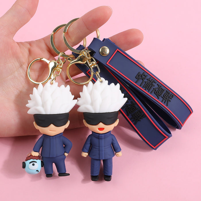 Wholesale pvc Doll Silicone Keychain Cute Keychain