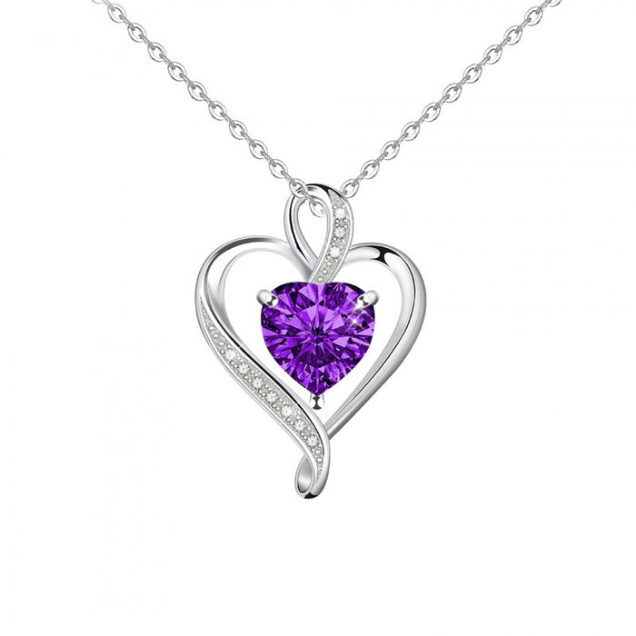Wholesale Heart-shaped diamond necklace