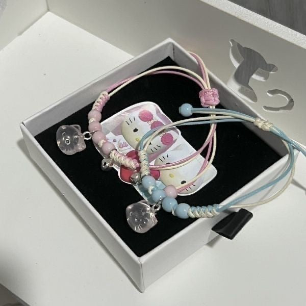 Wholesale HK cat hand-woven bracelet bracelet girlfriends adjustable