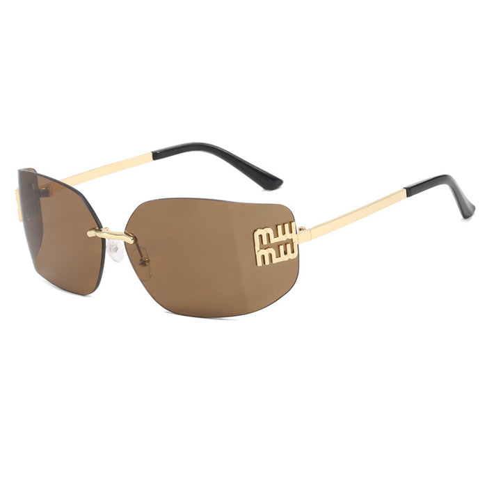 Wholesale Metal frameless sunglasses, personalized sunglasses, sunglasses