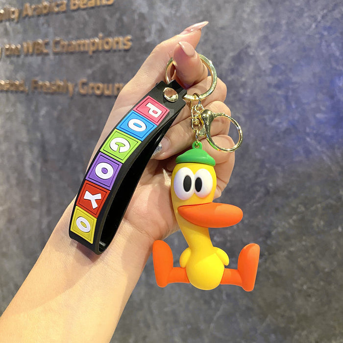 Wholesale  Animation Mga Animation Keychain Cartoon Toe Bag Pendant Key Chain Gift