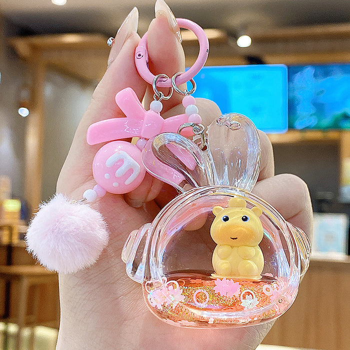 Wholesale Capybara Lulu Charm Keychain Decorative Bag Charm Boutique Gift