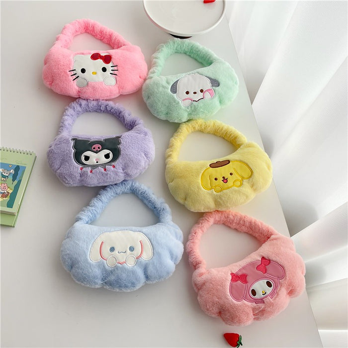 Wholesale Plush and cute cartoon handbags