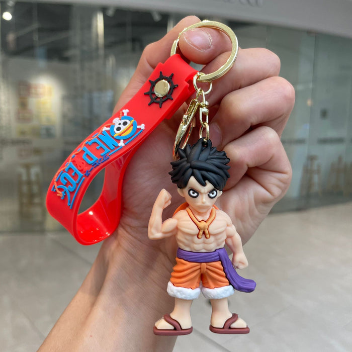 Wholesale Keychain anime 3D doll backpack pendant car keychain small gift wholesale