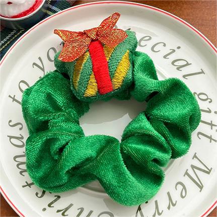 Wholesale Christmas Simple Cute Hair Scrunchies JDC-HS-Shuy001