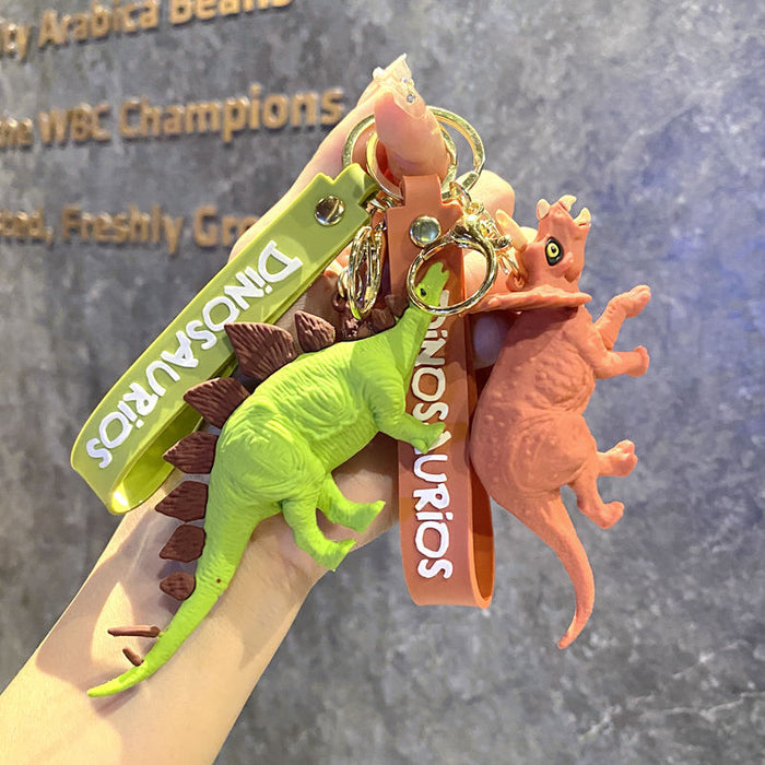 Wholesale Tyrannosaurus Rex Dinosaur  Keychain Creative Bag Car Key Pendant Couple Activities Small Gift