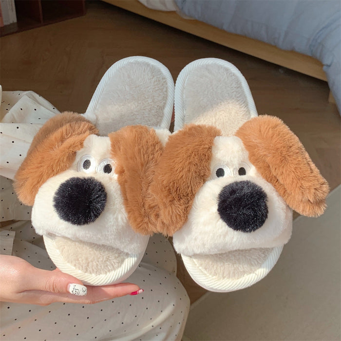 Wholesale Cute Cartoon Soft Bottom Cotton Slippers JDC-SP-RongHe008