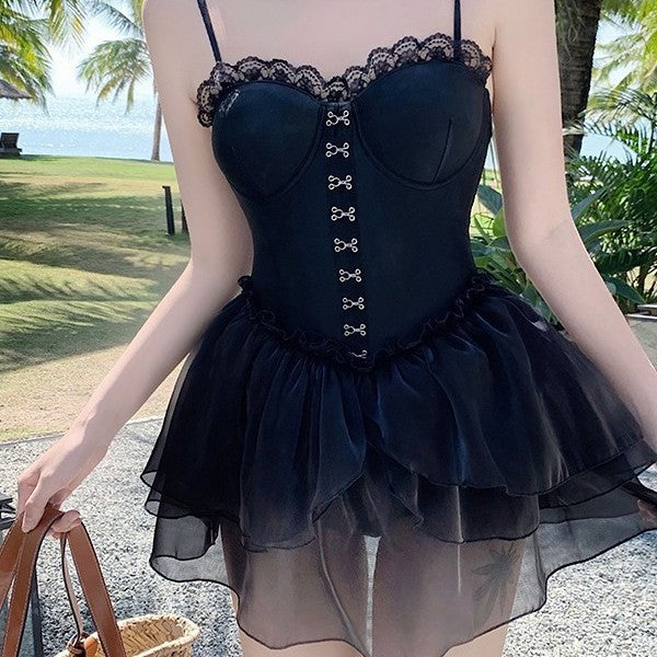 Wholesale One-piece swimming dress style hot spring
