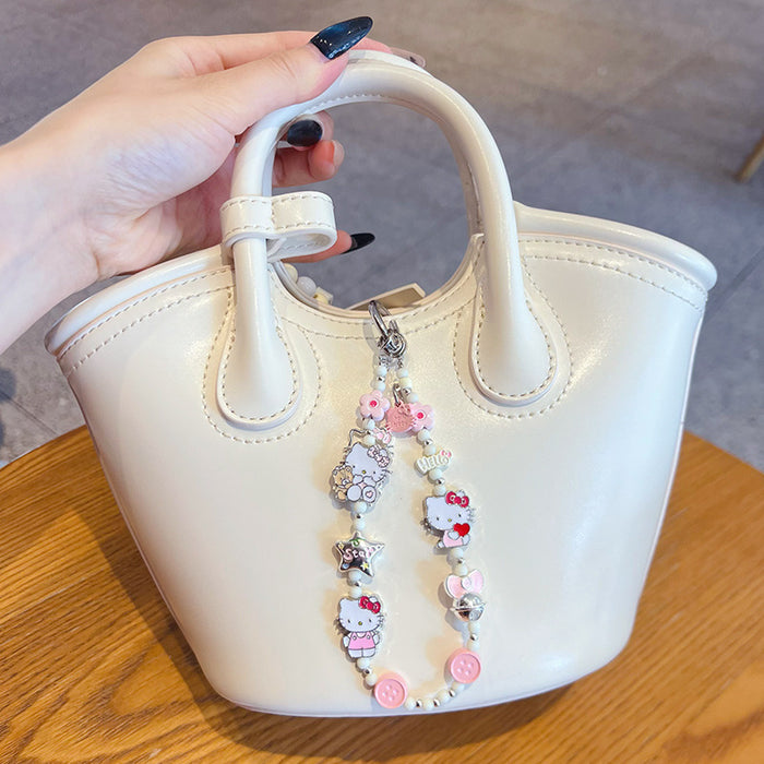 Wholesale Metal Phone Chain Pendant Cute Cartoon Keychain