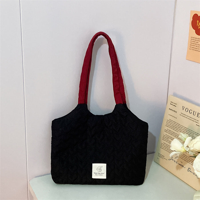 Wholesale Love shoulder bag, large capacity canvas bag