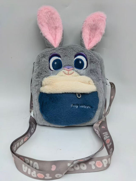 Wholesale Cute plush cartoon backpack or shoulder bags for children