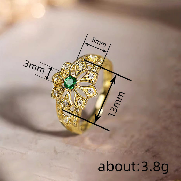Wholesale Geometric Elegant Ring Ethnic Style Design Jewelry